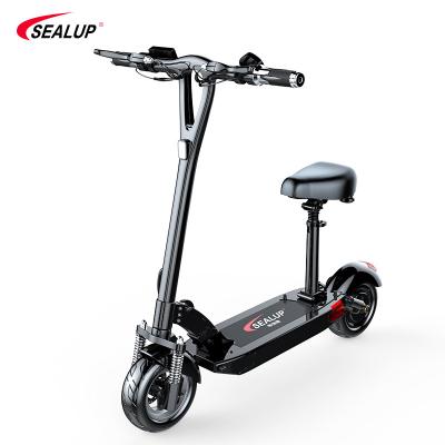 China SEALUP Q21 UNISEX ADULT ELECTRIC SCOOTER MAX SPEED 50MPH 80-100KM BATTERY LIFE 10INCH LONG 500W WHEELS PORTABLE FOLDING for sale