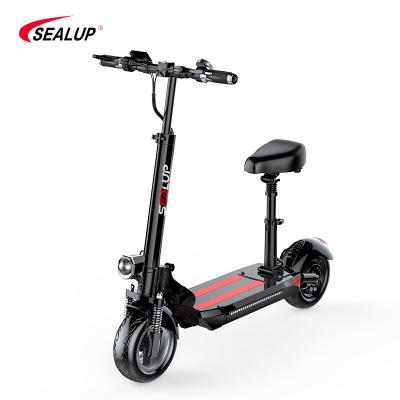 China SEALUP 500W REAR MOTOR 48V Q19 ELECTRIC SCOOTER RANGE 130KM UNISEX PORTABLE FOLDING ELECTRIC SCOOTERS FOR ADULTS for sale