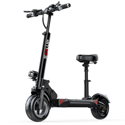 China Two Wheel Unisex Electric Scooter Foldable Upgraded Powerful Version Adult Scooter With Seat 400W, 500W 36V, 48V Lithium Battery for sale