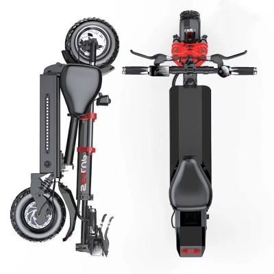 China SEALUP Unisex Q20 48V 10 INCH FAT TIRE TWO WHEEL SCOOTER CHEAP SMALL FOLDABLE ELECTRIC SCOOTER MONOPATTINO SELF-BALANCING GOOD BATTERY for sale