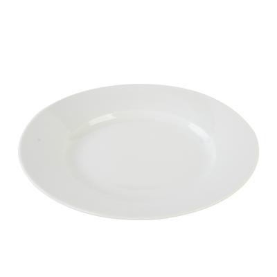 China Hotel Sustainable Premium Ceramic Restaurant Porcelain Porcelain Dessert Dish for sale