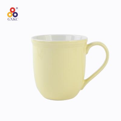 China Solid Color Wholesale Manufacturers Viable Glazed Custom Coffee Porcelain Mugs for sale