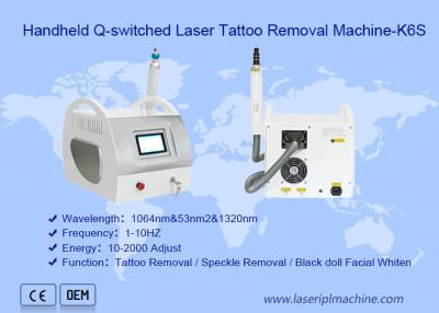 China Berufs- Mini-der Laser-1320nm Bauch Tätowierungs-Abbau-Maschinen-K6s für Haut-Pigment zu verkaufen