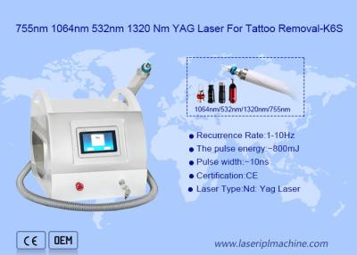 中国 専門1064nm永久的な入れ墨の取り外し機械携帯用QスイッチNd Yag 販売のため