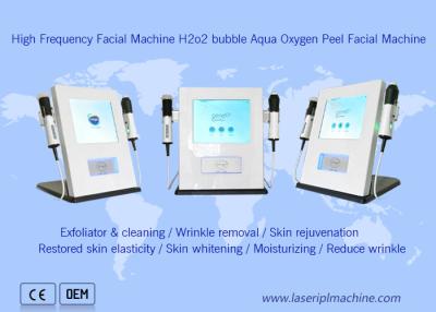 China Cer-Hochfrequenzschönheits-Maschinen-Gesichtsblase Aque-Sauerstoff-Schale zu verkaufen