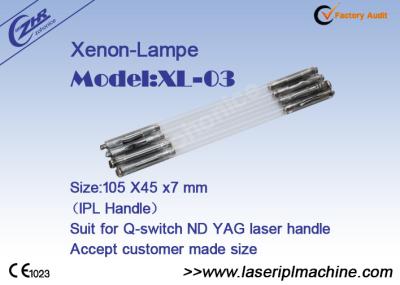 Chine 7mm Dia Nd Yag Laser Ipl Xénon Flash Lamp Costume pour le levier laser Qswitch ND YAG à vendre