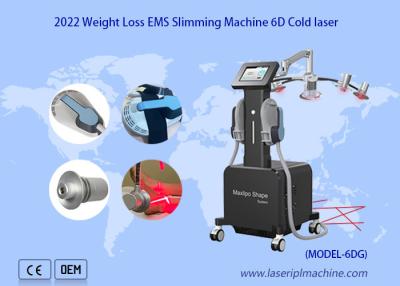 中国 6Dレーザーの脂肪取り外しは緑の赤灯療法635nm 523nmを機械で造る 販売のため