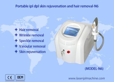 China Portable IPL Hair Removal Machines / Skin Rejuvenation Machine For Hair Treatment for sale