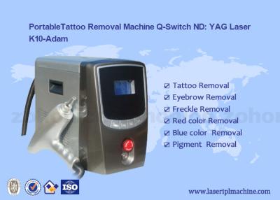 China Portalbe Q switch Nd Yag Laser Tattoo Removal eyebrow removal Machine For Age Pigment for sale