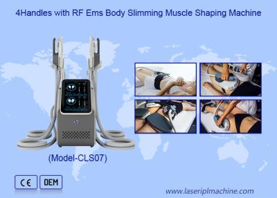 Chine Non invasif 4 poignées Hi Emt Body Slimming Fat Burner RF Ems Machine de sculpture musculaire à vendre