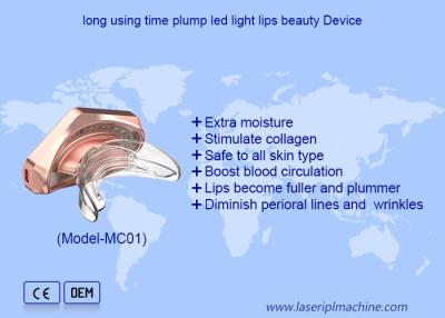 China Rechargeable LED Light Lip Therapy Silicon Lip Care Reduce Lip Lines Device for sale