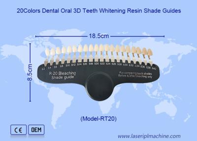 China Dentes Limpeza Dentes Branqueamento Dentes 3D Branqueamento Guia de Sombra Dispositivo à venda