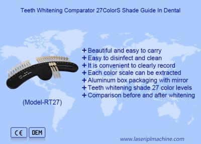 China 3D Shade Guide 27 Colors Teeth Whitening Teeth Bleaching Shade Guides Chart for sale