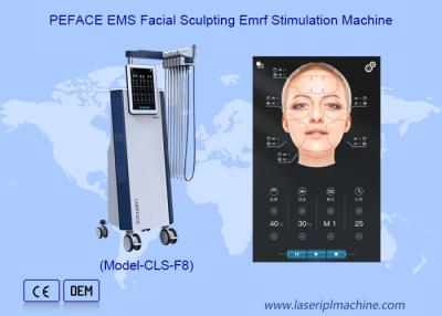 China PEFACE EMS Escultura facial Eliminación de bolsas oculares Máquina de estimulación muscular EMRF en venta