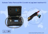 China 1320nm 10ns Maleta Q Switch Nd Yag Máquina de eliminación de pigmentos de tatuajes con láser en venta