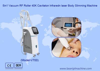 China 5in1 Vacuüm RF Roller 40k Cavitatie Infrarood Laser Body Slimming Machine Te koop