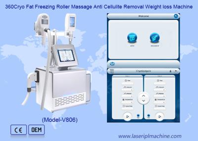 China 360 Cryo Fat Freezing Roller Massager Anti Cellulite Removal Weight Loss Machine for sale