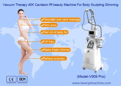 China 4 In 1 360 Degree Rotating 40K  RF Vacumm For Weight Loss Velashaping Slimming Machine for sale