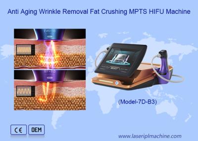 중국 듀얼 핸들 안티 주름 피부 강화 7D 12D MPTS RF 360HIFU 기계 판매용