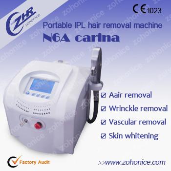 China Máquina portátil do laser IPL para o rejuvenescimento da pele e o dispositivo do alvejante da pele à venda