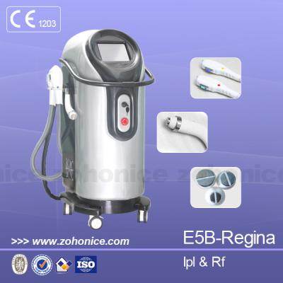 China Dispositivo seguro portátil de la belleza de Epilation del rejuvenecimiento de la piel de la elevación de cara de la E-luz IPL& RF en venta