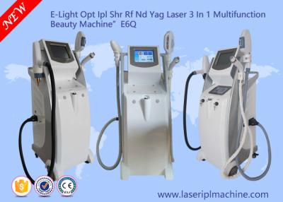 China E - A luz opta o laser do Nd Yag do Ipl Shr Rf/3 em 1 máquina Multifunction da beleza à venda