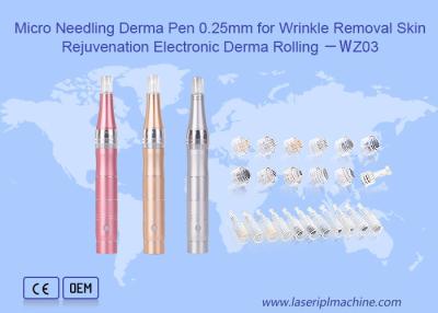 Cina Micro Needling Derma Pen per la rimozione delle rughe Ringiovanimento della pelle Derma Electronic Rolling in vendita