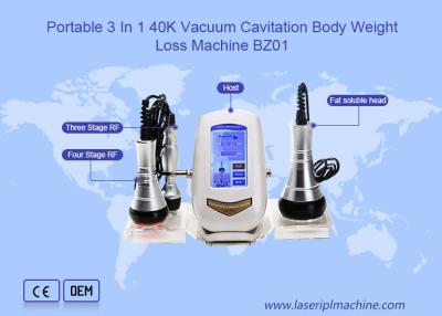 China Portable 3 In 1 40K Rf Home Ultrasonic Cavitation Body Slimming Machine for sale