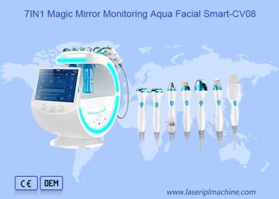 China 7 in 1 Magische Spiegel die rf Aqua Facial Machine controleren Te koop