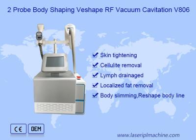 Κίνα Φορητό 2in1 80Kpa Cavitation 2 ανιχνευτές Σώμα Slimming Vela Machine προς πώληση