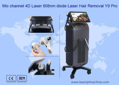 China Canal de microfone 4D 1600w 808 Máquina de remoção de pelos a laser de diodo Y9 Pro à venda