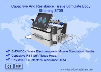 Chine 3 dans 1 machine intelligente d'onde de choc de la physiothérapie SME de soulagement de la douleur de Tecar pour le traitement d'ED à vendre