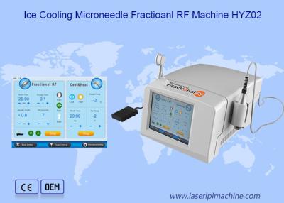 China ABS van de Microneedlings Koude Hete Hamer Radiofrequentie Gezichtsmachine voor Rimpelverwijdering Te koop