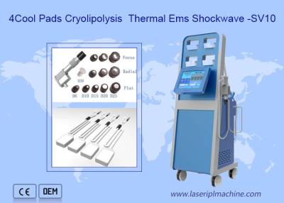 China Lichaam 2 in 1 Cryolipolysis-van de de Schokgolftherapie van de Vermageringsdieetmachine Therapie van Cryo Te koop