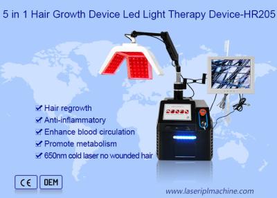 China 5 en 1 belleza anti llevada de la pérdida de pelo del crecimiento del pelo de la máquina de la terapia de la luz de Pdt en venta