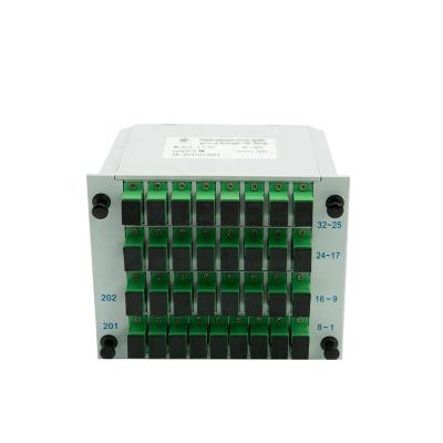 China FTTH FTTB FTTX Network 1X8 PLC Splitter LGX Box Cassette Board Inserting 1*6 1*8 1*12 1*16 SC FC LC UPC Fiber Optic Splitter for sale