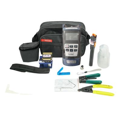 China Security Fiber Optic FTTH Tool Kit With FC-6S 10Mw Fiber Optic Cleaver Power Meter for sale