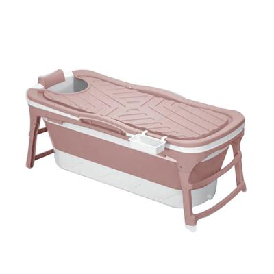 China 143CM Large Freestanding Bath Supplies Can Be Customized Color Plastic Foldable Portable Freestanding Adult Soaking Tub for sale