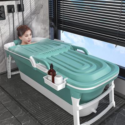 China Wholesale free version 1500MM luxury high quality foldable thickening folding plastic adult portable bathtub for sale