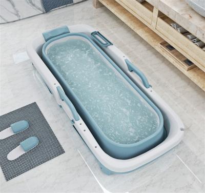 China Freestanding Plastic Portable HH1.43 Bathtub For Adults Folding Tub Hot Soaking Adult Folding Bathing Tub For Adults for sale