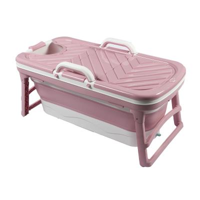 China Free Plastic Portable 1.36MWH Bathtub Folding Tub Hot Soaking Adult Folding Bathing Tub for sale