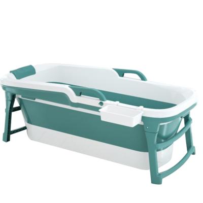 China Freestanding Version 1280MM Luxury Customizable Color Free Standing Portable Adult Collapsible Bathtub for sale