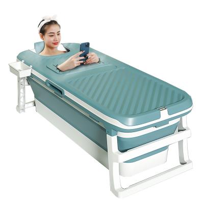 China 2021 Hot Sale XL1.49M Household Free Customizable Independent Plastic Folding Portable Bathtub For Adults Drop Shipping for sale