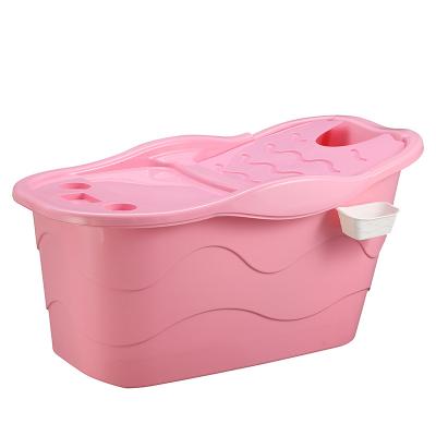 China 2020 New Free Good Price Medium Size 1.3M Foldable Plastic Bath Tub For Adults for sale