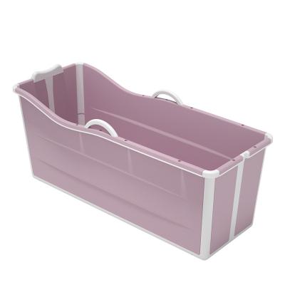 China 2021 hot sale customizable color 1360MM free folding portable plastic adult folding bathtub about for sale