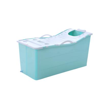 China 2021 High Quality Low Price Customizable Color Free Left And Right Folding 120CM Folding Plastic Portable Folding Bathtub For Adults for sale