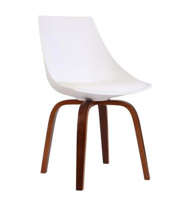 China Removable Cover AH-8030-17 Plastic Indoor Furniture Dining Chair Wood for sale