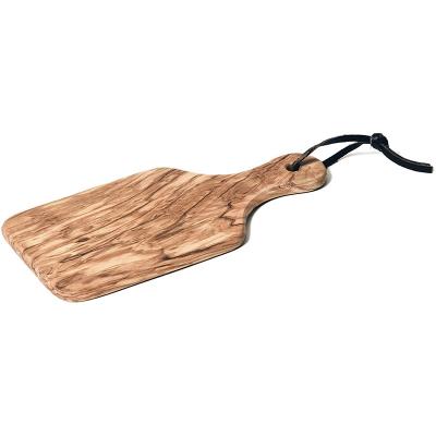 China Sustainable Olive-Wood 8-Inch Handcrafted Cutting Board, Eco-Friendly Olive Wood Cutting Board for sale