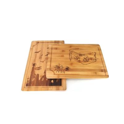 China Viable Halloween Theme Style Cutting Board, Customizable Bamboo Cutting Board for sale