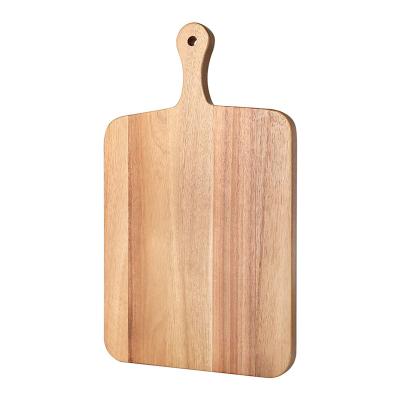 China Sustainable Wooden Cutting Board Acacia Serving Board , Wooden Kitchen Chopper 16.5x10 Inch for sale